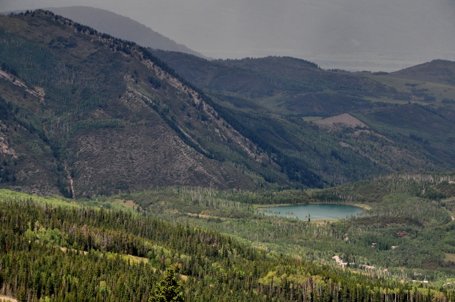 mountain views from the top of Elk Camp